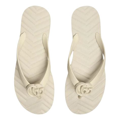 Gucci marmont flip flops